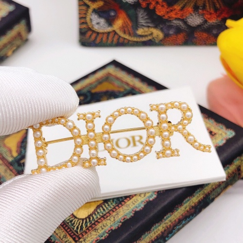 Cheap Christian Dior Brooches For Women #1238930 Replica Wholesale [$27.00 USD] [ITEM#1238930] on Replica Christian Dior Brooches