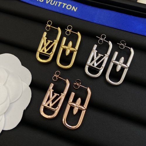 Cheap Louis Vuitton Earrings For Women #1238999 Replica Wholesale [$27.00 USD] [ITEM#1238999] on Replica Louis Vuitton Earrings