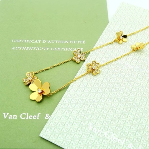 Cheap Van Cleef &amp; Arpels Necklaces For Women #1239025 Replica Wholesale [$36.00 USD] [ITEM#1239025] on Replica Van Cleef &amp; Arpels Necklaces