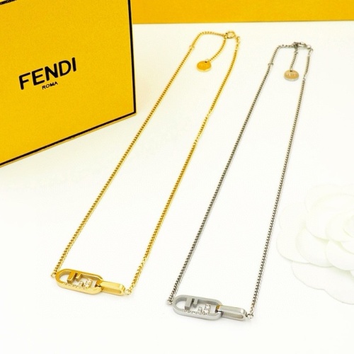 Cheap Fendi Necklaces #1239074 Replica Wholesale [$27.00 USD] [ITEM#1239074] on Replica Fendi Necklaces