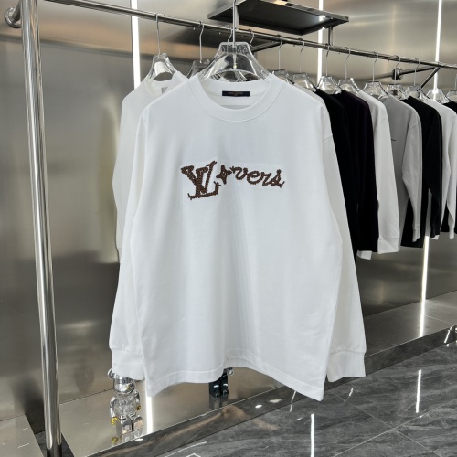 Cheap Louis Vuitton LV T-Shirts Long Sleeved For Unisex #1239098 Replica Wholesale [$45.00 USD] [ITEM#1239098] on Replica Louis Vuitton LV T-Shirts