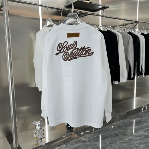 Cheap Louis Vuitton LV T-Shirts Long Sleeved For Unisex #1239098 Replica Wholesale [$45.00 USD] [ITEM#1239098] on Replica Louis Vuitton LV T-Shirts