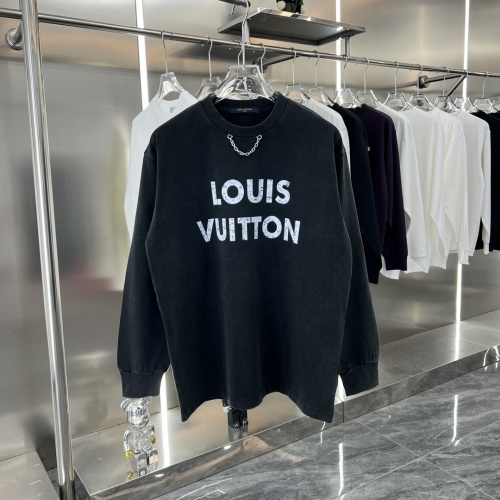 Cheap Louis Vuitton LV T-Shirts Long Sleeved For Unisex #1239102 Replica Wholesale [$45.00 USD] [ITEM#1239102] on Replica Louis Vuitton LV T-Shirts