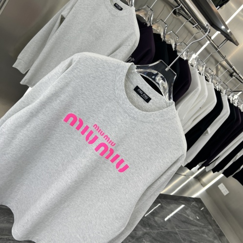 Cheap MIU MIU T-Shirts Long Sleeved For Unisex #1239111 Replica Wholesale [$42.00 USD] [ITEM#1239111] on Replica MIU MIU T-Shirts