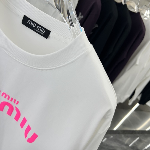 Cheap MIU MIU T-Shirts Long Sleeved For Unisex #1239112 Replica Wholesale [$42.00 USD] [ITEM#1239112] on Replica MIU MIU T-Shirts