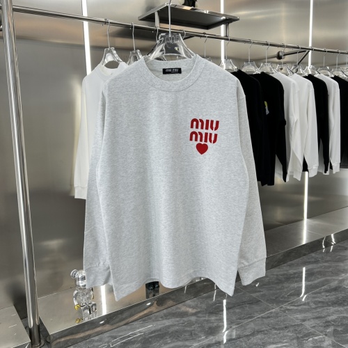 Cheap MIU MIU T-Shirts Long Sleeved For Unisex #1239114 Replica Wholesale [$42.00 USD] [ITEM#1239114] on Replica MIU MIU T-Shirts