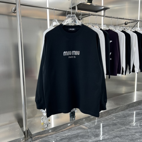 Cheap MIU MIU T-Shirts Long Sleeved For Unisex #1239119 Replica Wholesale [$42.00 USD] [ITEM#1239119] on Replica MIU MIU T-Shirts