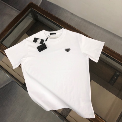 Cheap Prada T-Shirts Short Sleeved For Unisex #1239144 Replica Wholesale [$41.00 USD] [ITEM#1239144] on Replica Prada T-Shirts