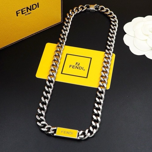 Cheap Fendi Necklaces #1239150 Replica Wholesale [$29.00 USD] [ITEM#1239150] on Replica Fendi Necklaces