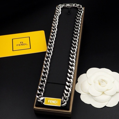 Cheap Fendi Necklaces #1239150 Replica Wholesale [$29.00 USD] [ITEM#1239150] on Replica Fendi Necklaces