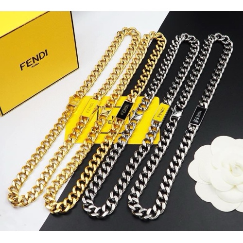 Cheap Fendi Necklaces #1239150 Replica Wholesale [$29.00 USD] [ITEM#1239150] on Replica Fendi Necklaces