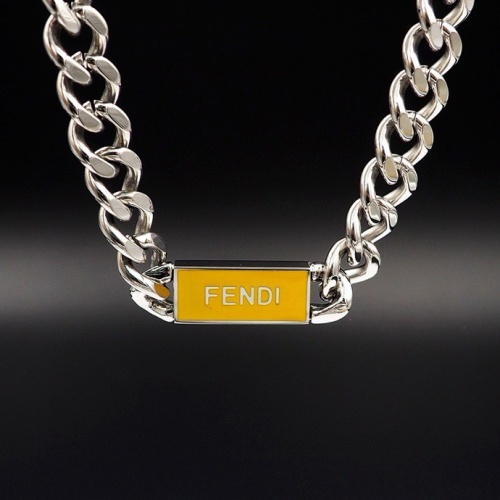 Cheap Fendi Necklaces #1239150 Replica Wholesale [$29.00 USD] [ITEM#1239150] on Replica Fendi Necklaces