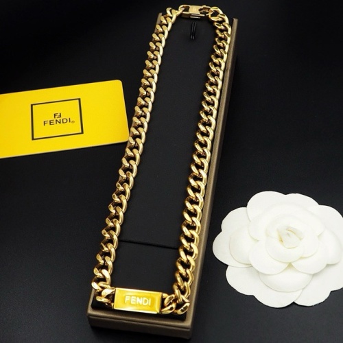 Cheap Fendi Necklaces #1239151 Replica Wholesale [$29.00 USD] [ITEM#1239151] on Replica Fendi Necklaces