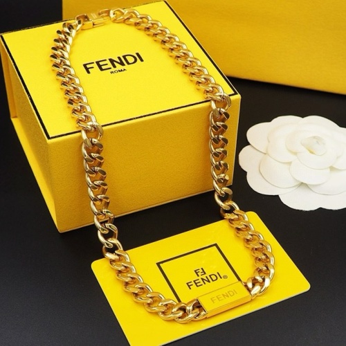 Cheap Fendi Necklaces #1239151 Replica Wholesale [$29.00 USD] [ITEM#1239151] on Replica Fendi Necklaces