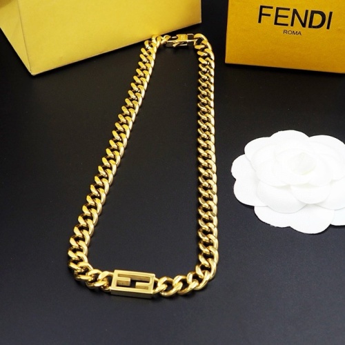 Cheap Fendi Necklaces #1239166 Replica Wholesale [$29.00 USD] [ITEM#1239166] on Replica Fendi Necklaces