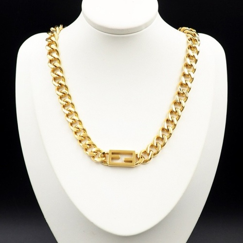 Cheap Fendi Necklaces #1239166 Replica Wholesale [$29.00 USD] [ITEM#1239166] on Replica Fendi Necklaces