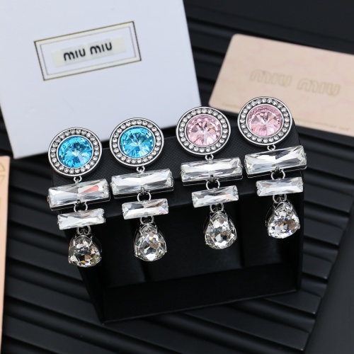 Cheap MIU MIU Earrings For Women #1239209 Replica Wholesale [$34.00 USD] [ITEM#1239209] on Replica MIU MIU Earrings