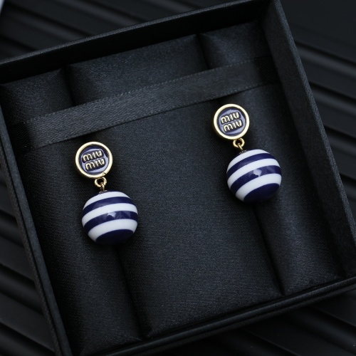 Cheap MIU MIU Earrings For Women #1239211 Replica Wholesale [$34.00 USD] [ITEM#1239211] on Replica MIU MIU Earrings