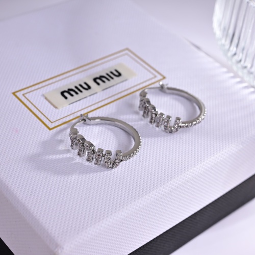 Cheap MIU MIU Earrings For Women #1239212 Replica Wholesale [$27.00 USD] [ITEM#1239212] on Replica MIU MIU Earrings