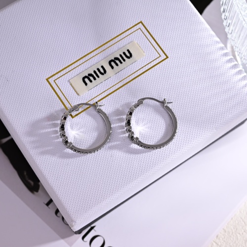 Cheap MIU MIU Earrings For Women #1239212 Replica Wholesale [$27.00 USD] [ITEM#1239212] on Replica MIU MIU Earrings