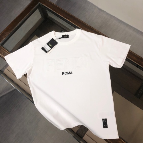 Cheap Fendi T-Shirts Short Sleeved For Unisex #1239302 Replica Wholesale [$41.00 USD] [ITEM#1239302] on Replica Fendi T-Shirts