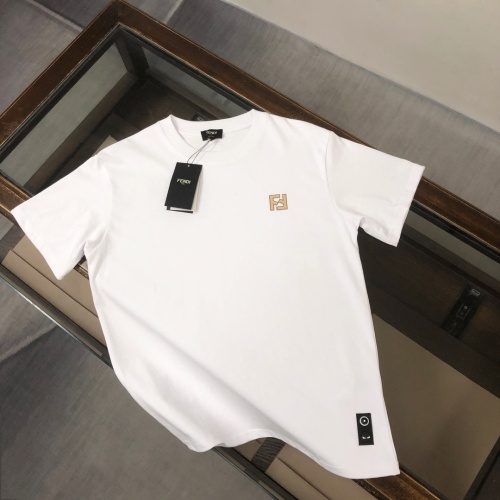 Cheap Fendi T-Shirts Short Sleeved For Unisex #1239304 Replica Wholesale [$41.00 USD] [ITEM#1239304] on Replica Fendi T-Shirts