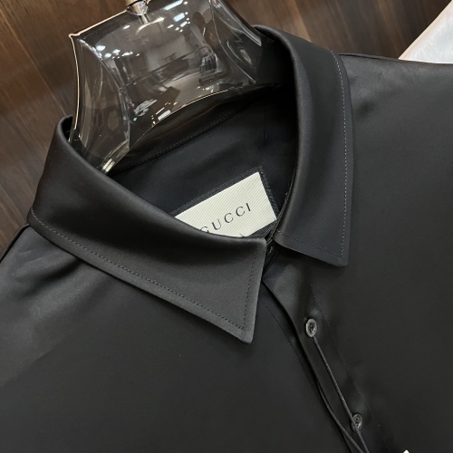 Cheap Gucci Shirts Long Sleeved For Men #1239311 Replica Wholesale [$92.00 USD] [ITEM#1239311] on Replica Gucci Shirts