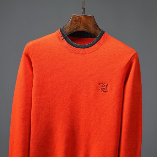 Cheap Hermes Sweaters Long Sleeved For Men #1239324 Replica Wholesale [$48.00 USD] [ITEM#1239324] on Replica Hermes Sweaters