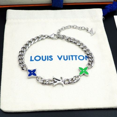 Cheap Louis Vuitton LV Bracelets For Men #1239334 Replica Wholesale [$25.00 USD] [ITEM#1239334] on Replica Louis Vuitton LV Bracelets