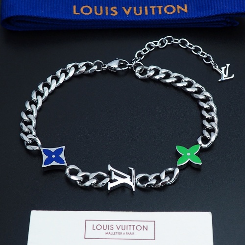 Cheap Louis Vuitton LV Bracelets For Men #1239334 Replica Wholesale [$25.00 USD] [ITEM#1239334] on Replica Louis Vuitton LV Bracelets