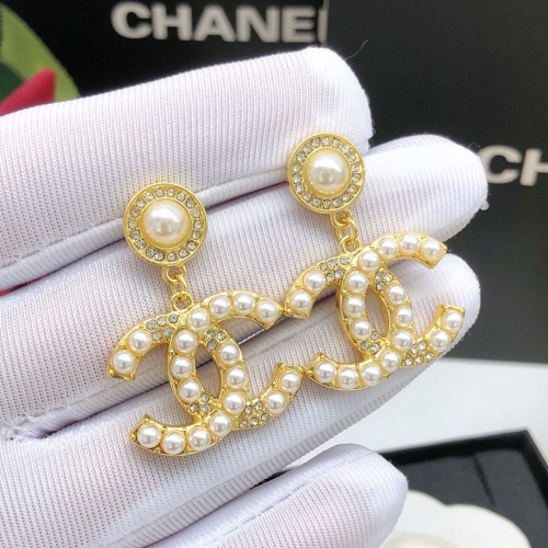 Cheap Chanel Earrings For Women #1239494 Replica Wholesale [$27.00 USD] [ITEM#1239494] on Replica Chanel Earrings