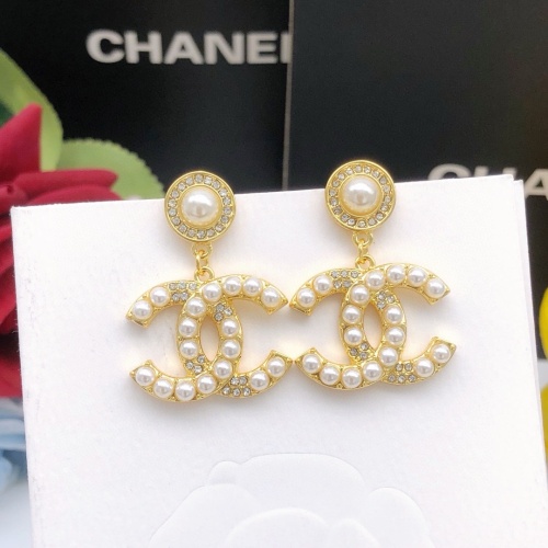 Cheap Chanel Earrings For Women #1239494 Replica Wholesale [$27.00 USD] [ITEM#1239494] on Replica Chanel Earrings