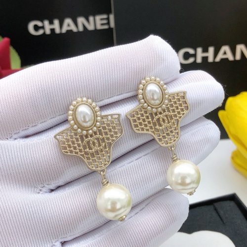 Cheap Chanel Earrings For Women #1239497 Replica Wholesale [$27.00 USD] [ITEM#1239497] on Replica Chanel Earrings