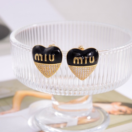 Cheap MIU MIU Earrings For Women #1239532 Replica Wholesale [$27.00 USD] [ITEM#1239532] on Replica MIU MIU Earrings