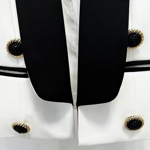 Cheap Balmain Jackets Long Sleeved For Women #1239547 Replica Wholesale [$122.00 USD] [ITEM#1239547] on Replica Balmain Jackets