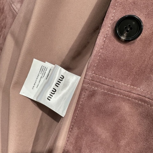 Cheap MIU MIU Coat Long Sleeved For Women #1239556 Replica Wholesale [$108.00 USD] [ITEM#1239556] on Replica MIU MIU Jackets