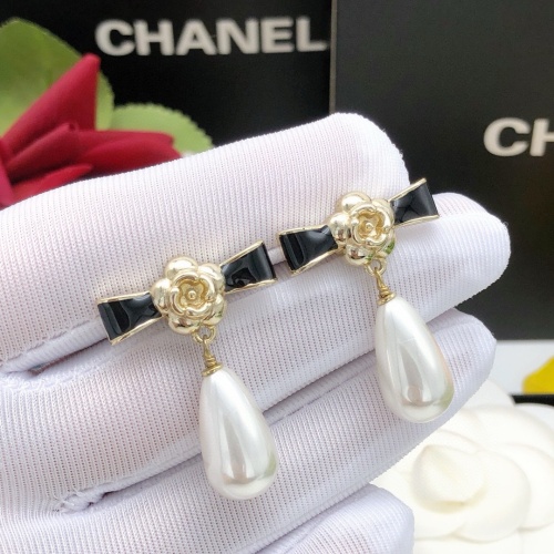 Cheap Chanel Earrings For Women #1239593 Replica Wholesale [$27.00 USD] [ITEM#1239593] on Replica Chanel Earrings