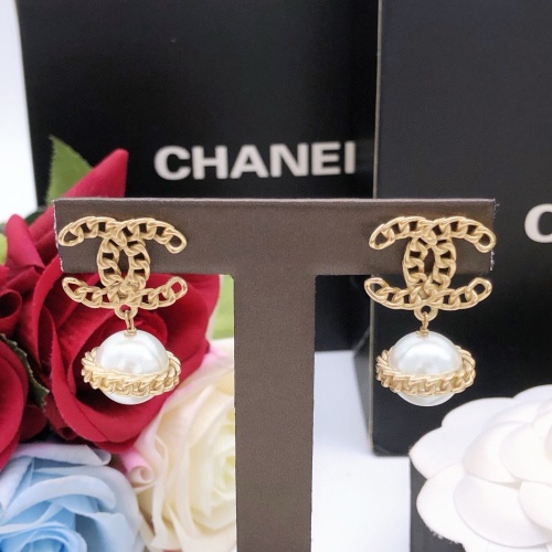 Cheap Chanel Earrings For Women #1239608 Replica Wholesale [$27.00 USD] [ITEM#1239608] on Replica Chanel Earrings