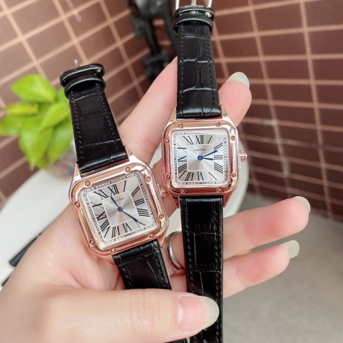 Cheap Cartier Watches In Rose Gold For Unisex #1239726 Replica Wholesale [$27.00 USD] [ITEM#1239726] on Replica Cartier Watches