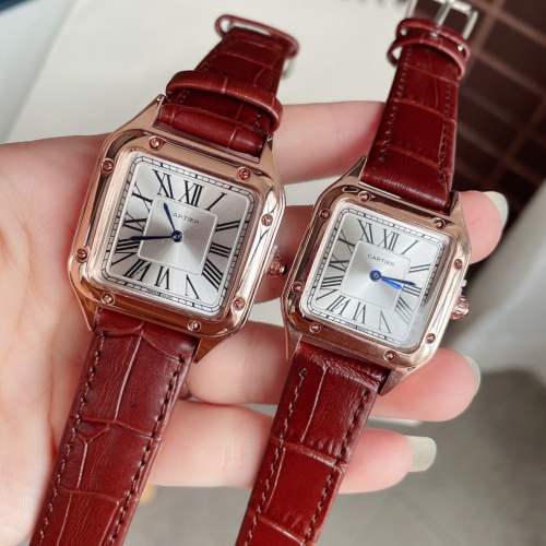 Cheap Cartier Watches In Rose Gold For Unisex #1239728 Replica Wholesale [$27.00 USD] [ITEM#1239728] on Replica Cartier Watches