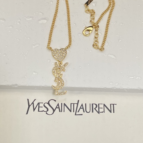 Cheap Yves Saint Laurent YSL Necklaces For Women #1239736 Replica Wholesale [$29.00 USD] [ITEM#1239736] on Replica Yves Saint Laurent YSL Necklaces