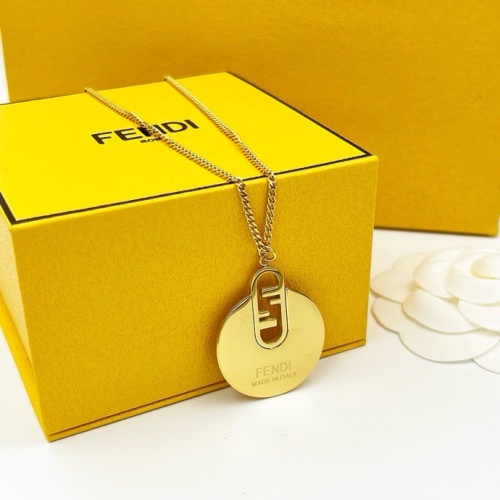 Cheap Fendi Necklaces #1239766 Replica Wholesale [$27.00 USD] [ITEM#1239766] on Replica Fendi Necklaces