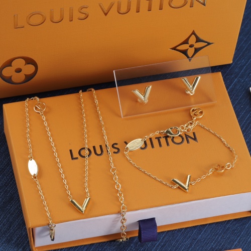 Cheap Louis Vuitton LV Jewelry Set #1239778 Replica Wholesale [$64.00 USD] [ITEM#1239778] on Replica Louis Vuitton LV Jewelry Set