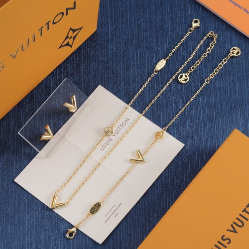 Cheap Louis Vuitton LV Jewelry Set #1239778 Replica Wholesale [$64.00 USD] [ITEM#1239778] on Replica Louis Vuitton LV Jewelry Set