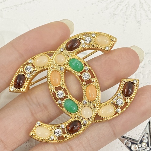 Cheap Chanel Brooches For Women #1239843 Replica Wholesale [$38.00 USD] [ITEM#1239843] on Replica Chanel Brooches