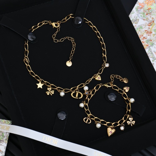 Cheap Christian Dior Jewelry Set For Women #1239948 Replica Wholesale [$52.00 USD] [ITEM#1239948] on Replica Christian Dior Jewelry Set