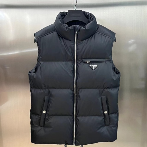 Cheap Prada Down Feather Coat Sleeveless For Unisex #1240179 Replica Wholesale [$160.00 USD] [ITEM#1240179] on Replica Prada Down Feather Coat