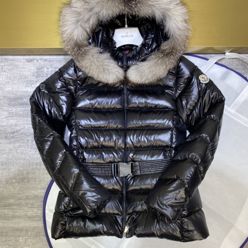 Cheap Moncler Down Feather Coat Long Sleeved For Women #1240181 Replica Wholesale [$202.00 USD] [ITEM#1240181] on Replica Moncler Down Feather Coat