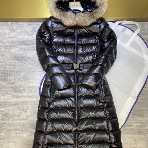 Cheap Moncler Down Feather Coat Long Sleeved For Women #1240182 Replica Wholesale [$225.00 USD] [ITEM#1240182] on Replica Moncler Down Feather Coat