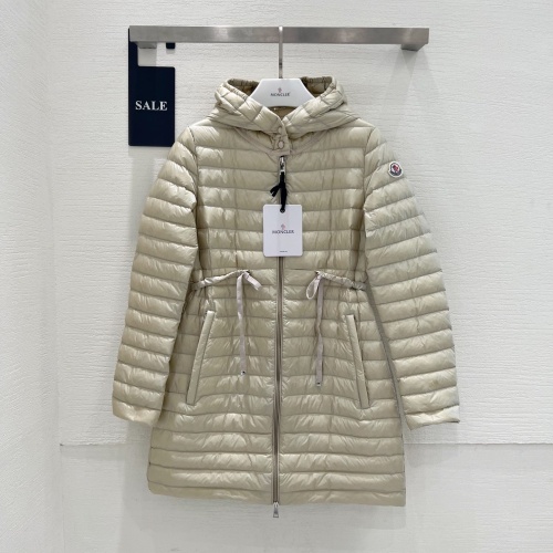 Cheap Moncler Down Feather Coat Long Sleeved For Women #1240183 Replica Wholesale [$160.00 USD] [ITEM#1240183] on Replica Moncler Down Feather Coat